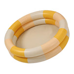 JAOCDOEN Inflatable Pool Baby Retro Blow Up Swimming Pool Family Cute Style Thickened Water Pool (Yellow Stripe), JAOCDOENy3oquka589-12