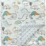 CREVENT Cozy Soft and Warm Mink Baby Blanket with Sherpa Backing, Gift Packing with Ribbon for Newborn Infant Toddler's Crib Cot Stroller (30"X40" Little Dream)