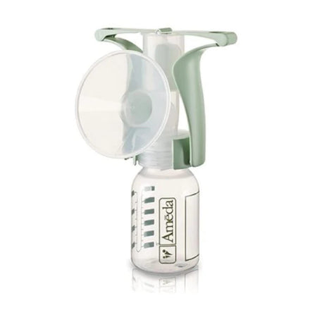 Breast pump with Ameda logo on a white background