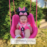 Disney Minnie Mouse 2-in-1 Outdoor Swing by Delta Children – for Babies and Toddlers – Full Bucket Seat