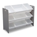 Delta Children MySize 9 Bin Plastic Toy Organizer - Greenguard Gold Certified, Grey