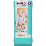 Bambo Nature Hypoallergenic Baby Diapers, Eco-Labeled Diapers, Enhanced Leakage Protection, Totally Chlorine-Free, Skin Friendly, and Super Absorbent - Size 5 (44 Count)