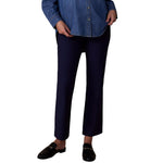 Motherhood Maternity Women's Maternity Super Stretch Secret Fit Belly Ankle Skinny Work Pant, Navy, Medium