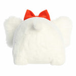 Aurora® Festive Spudsters™ Winnie White Elephant™ Stuffed Animal - Round Shape Makes for Comforting Cuddles - Perfect for Holiday Decorations or Gifts - 11 Inches