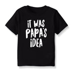 Toddler Boys Girls Short Sleeve Shirts Cotton Letters Print Day‘s Funny T Shirt Tops Casual Crew (BK1, 18-24 Months)