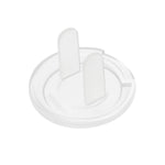 PandaEar Outlet Plug Covers(52 Pack) Clear Child Proof Electrical Protector Safety Caps with Adult Easy Release Concave Design