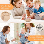 Baby Gift Set for Newborn - 11PCS Baby Shower Gifts Basket with Baby Blanket Baby Rattle, Wooden Keepsake Milestone Elephant Toy Decision Coin & Baby Bibs Socks Essentials for Baby Girls Boys