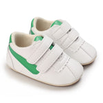 Clowora Baby Boys Girls Shoes Non-Slip Rubber Sole Sneakers Infant First Walking Toddler Crib Shoes Newborn Loafers Flats. (09/Green,12-18 Months)