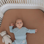 Dreamology Crib Sheets Cotton,2 Pack,Soft,Standard Crib Sheets,100% Cotton Crib Sheet,for Boy,Girl, Baby Mattress Sheets and Toddler Bed Sheets, 28x52 Crib Mattress Sheets | Brown and Flowers