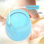TOFOAN Baby Food Storage Containers,12 Pack Baby Food Containers with Lids,6 oz Glass Baby Food Jars,Small Snack Containers for Toddlers,Thickened Baby Food Storage Containers for Infant and Baby