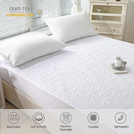 FELTYBED Full Size 54"x75" Waterproof Mattress Protector, Soft Bed Mattress Cover Full, Breathable Mattress Pad Cover with Deep Pocket 6"- 15", Noiseless Washable White
