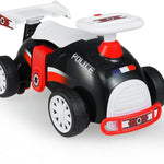 Costzon Toddler Ride On Toys, Foot-to-Floor Sliding Car with Steering Wheel, Music & Under-Seat Storage, Kids Push Ride-Ons, Baby Ride On Toys for Boys Girls 19-36 Months (Police Theme)