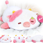 Mewaii 4 Lbs Weighted Stuffed Animals - Heavy Belly & Limbs, 23" Highland Cow Plush for a Realistic Hug, Super Soft Fluffy Plush Toy for Kids and Adults