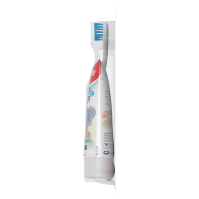 Colgate Baby Training Toothpaste and Toothbrush Kit, Mild Fruit Flavor Set for Ages 3-24 Months