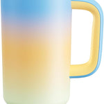 40 oz Tumbler with Handle and Straw: Stainless Steel Insulated Tumbler Keeps Cold for 24 Hours, Leakproof Travel Cup Fits in Cup Holder and BPA-Free, Cotton Candy