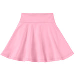 NARPLO Toddler Girls Skirts Skorts Built in Shorts Baby Summer Flowy Tennis Athletic Skirts Skorts for Girls with Pockets Pink
