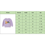 Baby Boy Girl Cute Long Sleeve Duck Embroidery Chunky Knitted Sweater Top Toddler Fall Winter Outfit (Purple Duck, 0-3 Months)