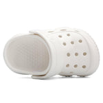 INMINPIN Baby Clogs Garden Shoes Newborn Infant Lightweight Breathable Beach Pool Sandals Non-Slip Baby Boys Girls Water Shower Summer Shoes Splay Naturally, White, 6-12 Months Infant