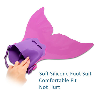 Adjustable Mermaid Swim Fin for Swimming Training Girl ,Boys ,Kids ,Children by AIWANK
