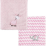 CREVENT 30''X40'' Cute Cozy Fluffy Warm Baby Blanket for Boys Infants Toddlers' Bedding Crib Cot Stroller, Baby Shower Birthday Newborn's Gift - Grey Cloud