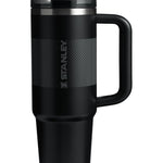 Stanley Quencher ProTour Flip Straw Tumbler with Leakproof Lid 30 oz | Built-In Straw and Handle | Cup Holder Compatible for Travel | Insulated Stainless Steel Cup | BPA-Free | Black Fade