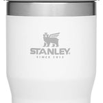 STANLEY IceFlow Stainless Steel Tumbler with Straw - Vacuum Insulated Water Bottle for Home, Office or Car - Reusable Cup with Straw Leak Resistant Flip - Cold for 12 Hours or Iced for 2 Days (Cream)