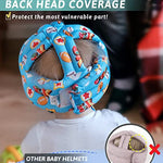 Baby Head Protector - Baby Helmet for Crawling Walking Running - No Bumps and Soft Cushion - Adjustable Protective Cap Infant Baby Safety Headguard - Toddler Helmets 6-12 Months 1-2 Years Old