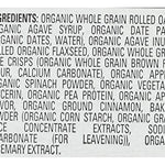 Happy Tot Organics Fiber & Protein Soft-Baked Oat Organic Toddler Snack Apple & Spinach, Organic Gluten Free Kosher Non-GMO, 4.4 Ounce Bars (pack of 5)