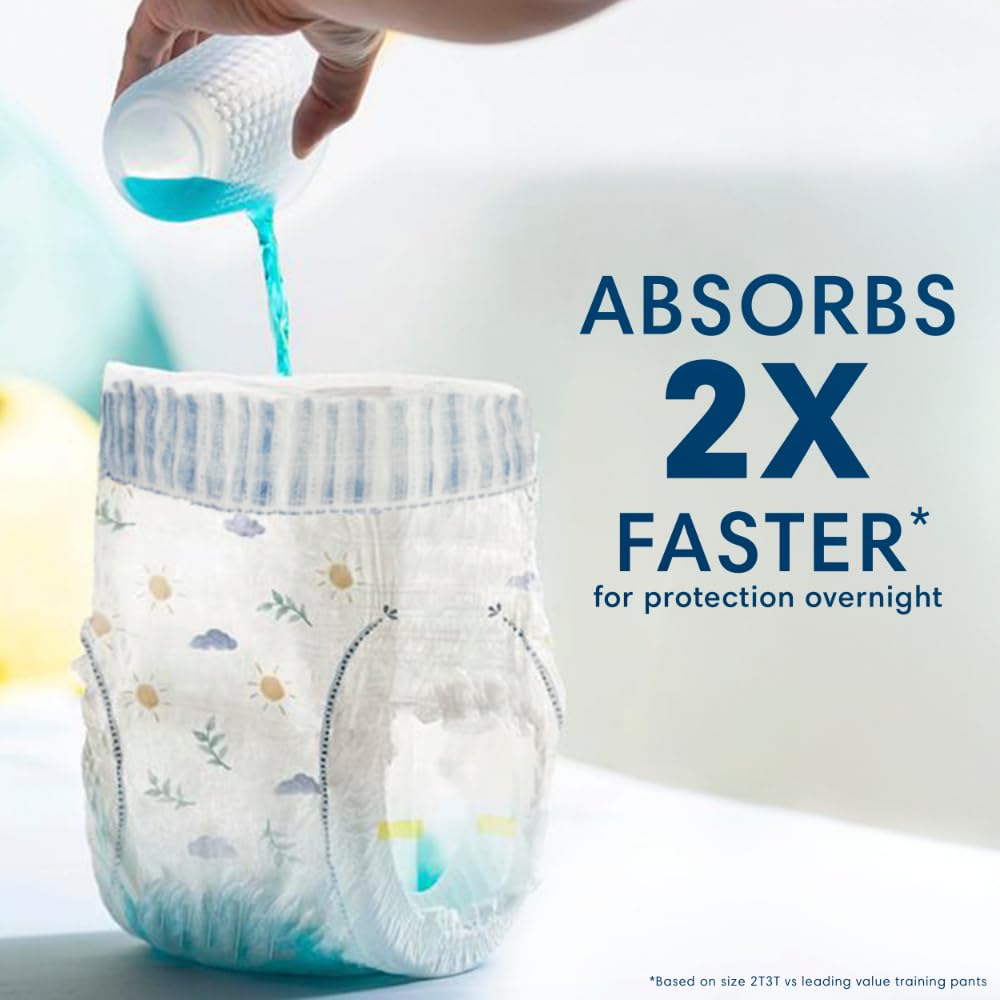 Pampers Pure Protection Training Underwear, Unisex, Size 3T4T, 92 Count, Premium, Hypoallergenic, Soft, Absorbent