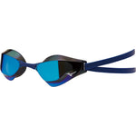 Mizuno GX-Sonic Racing Mirrored Swim Goggle, Smoke Blue, One Size Fits All