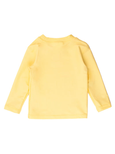 RUGGEDBUTTS Periwinkle Blue Long Sleeve Zipper Rash Guard - 0-3m