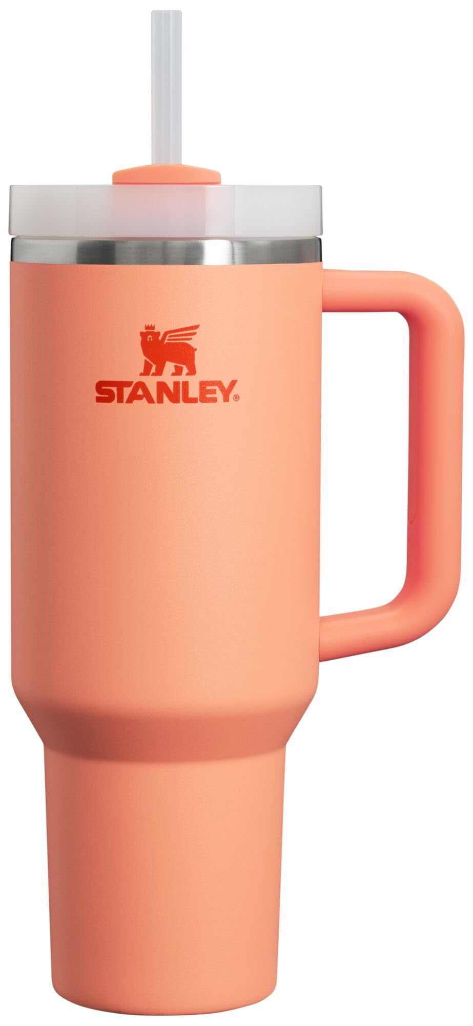 Stanley Quencher H2.0 FlowState Stainless Steel Vacuum Insulated Tumbler with Lid and Straw for Water, Iced Tea or Coffee, Smoothie and More, Rose Quartz 2.0, 30 OZ / 0.89 L