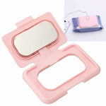 Baby Wipe Warmer, Constant Temperature Evenly Heating Portable USB Wet Wipe Heater Pink Large Capacity Baby Wipe Holder