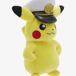 Pokemon Captain Pikachu Plush - 8-Inch Soft Plush with Captain’s Hat and Authentic Details