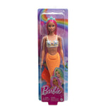 Barbie Mermaid Doll with Pink Fantasy Hair & Headband Accessory, Toy with Starfish-Inspired Bodice & Soft Orange Tail