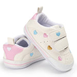 Clowora Baby Boys Girls Shoes Non-Slip Rubber Sole Sneakers Infant First Walking Toddler Crib Shoes Newborn Loafers Flats. (10/Multi-Color,6-12 Months)