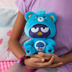 Care Bears - Badtz-Maru Dressed As Grumpy Bear 8" Fun-Size Plush, Blue - Soft, Huggable Bestie! – Good for Girls and Boys, Employees, Collectors, Ages 4+