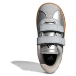 adidas Unisex-Baby VL Court 3.0, Silver Metallic/Black/Solid Grey, 5.5