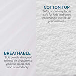 LUCID Premium Hypoallergenic 100% Waterproof Mattress Protector - Universal Fit, Cotton Terry Top, Full, White