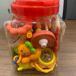 MOONTOY 12pcs Baby Rattles Set Teething toys for Babies 0-6 Months Infant Baby Toys 6 to 12 Months, Baby Teether Chew Newborn Toys 0 1 2 3 4 5 6 7 8 9 10 11 12 Month Old Toys for Babies Boy Girl Gifts