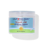California Baby eczema cream jar on a white background
