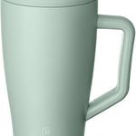 BrüMate Era 40 oz Tumbler with Handle and Straw | 100% Leakproof Insulated Tumbler with Lid and Straw | Made of Stainless Steel | Cup Holder Friendly Base | 40oz (Dune)