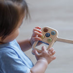 PlanToys® My First Phone Wooden Pretend Play Toy for Kids Ages 3+ | Montessori Role Play Activity for Communication & Imaginative Learning | Eco-Friendly Wooden Educational Set