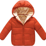 Baby Girls Boys' Winter Fleece Jackets With Hooded Toddler Cotton Dress Warm Lined Coat Outer Clothing