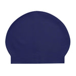 Arena Unisex Adults Soft Latex Swim Cap for Training and Fitness Swimming, Elastic Bathing Cap for Long Hair, Reinforced Edge, Navy