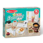 Melissa & Doug Star Diner Restaurant 41-Piece Play Set with Toy Food, Cookware & Play Kitchen Accessories, Preschool Learning Toys for Girls & Boys 3+