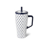 BrüMate Era 40 oz Tumbler with Handle & Straw | 100% Leakproof Insulated Water Bottle Tumbler with Lid & Flexible SoftSip Straw | Made of Stainless Steel | Cup Holder Friendly | 40oz (Onyx Leopard)