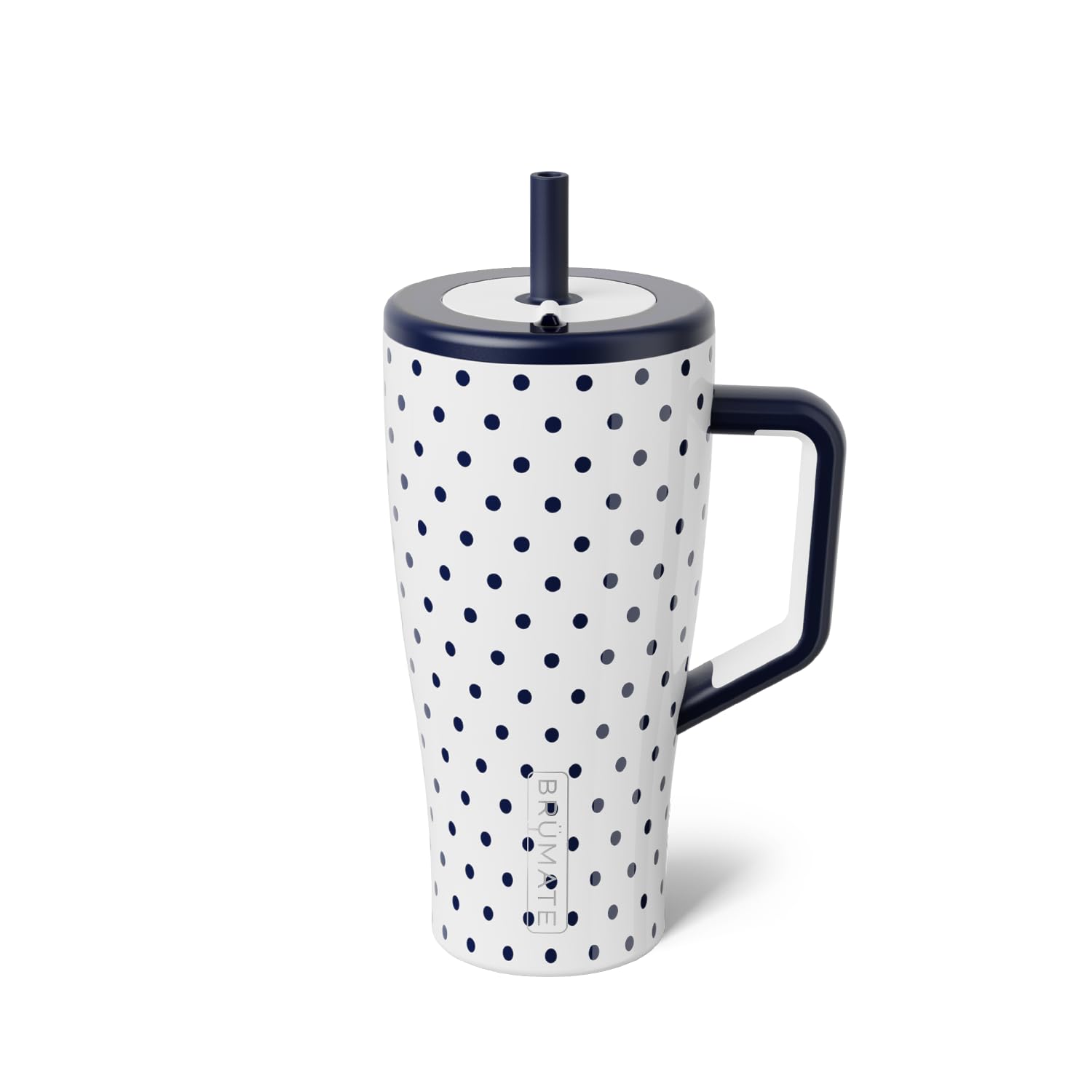 BrüMate Era 40 oz Tumbler with Handle and Straw | 100% Leakproof Insulated Water Bottle Tumbler with Lid and Flexible SoftSip Straw | Made of Stainless Steel | Cup Holder Friendly | 40oz (Dark Aura)