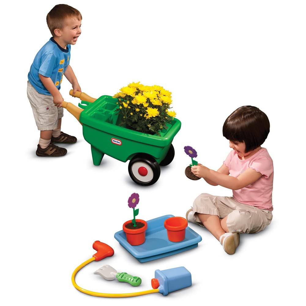 Little Tikes 2-in-1 Garden Cart and Wheelbarrow - Little Tikes - Baby ...