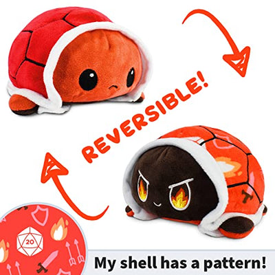 TeeTurtle - The Original Reversible Turtle Plushie - Tabletop Games - Cute Sensory Fidget Stuffed Animals That Show Your Mood 3.5 inch